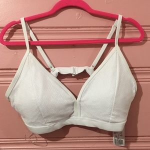 White bra swim wear